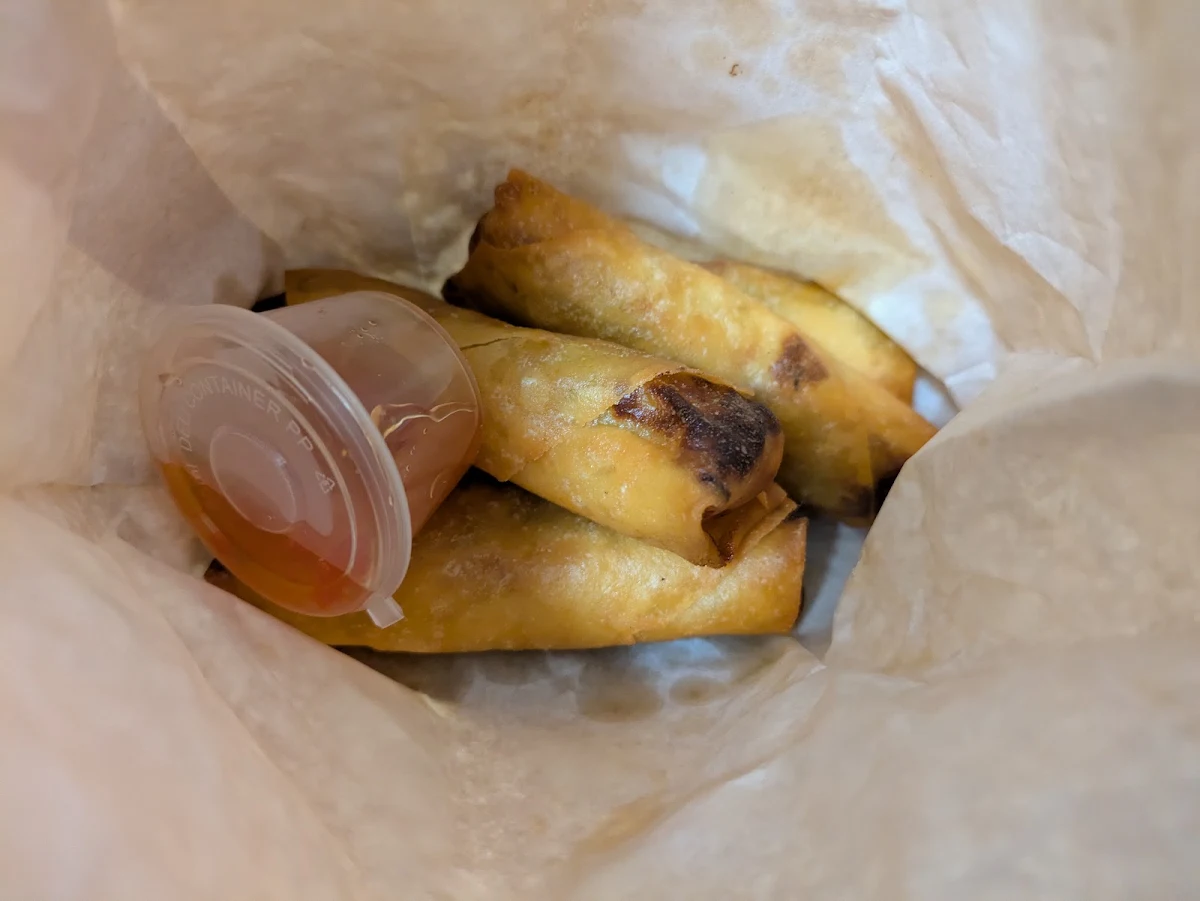 Vegetable Spring Roll 素春卷 4pcs, Song's Dumplings